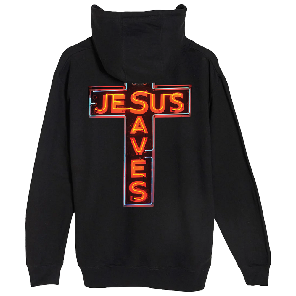 Jesus Saves Tri Blend Fitted Hoodie