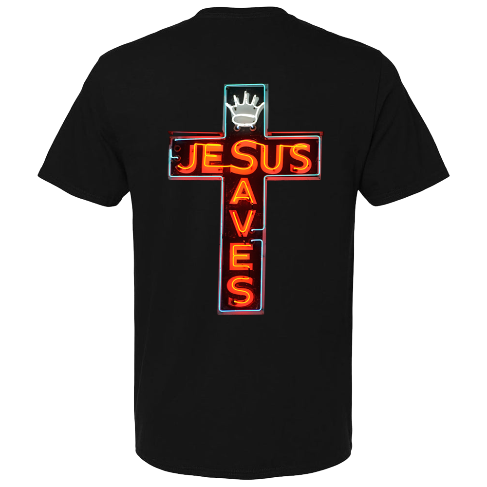 Jesus Saves Tri Blend Fitted Tee Youth
