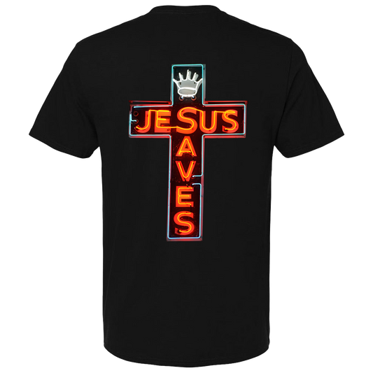 Jesus Saves Tri Blend Fitted Tee